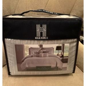 HIGHLINE GRAY BEDDING COMPANY HYLTON KING DUVET SET